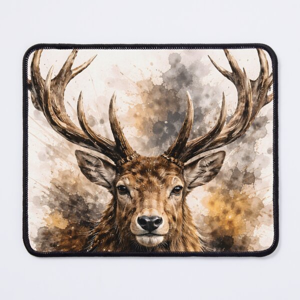 Item preview, Abstract Deer Art Majestic Animal Portrait designed and sold by giachem99.