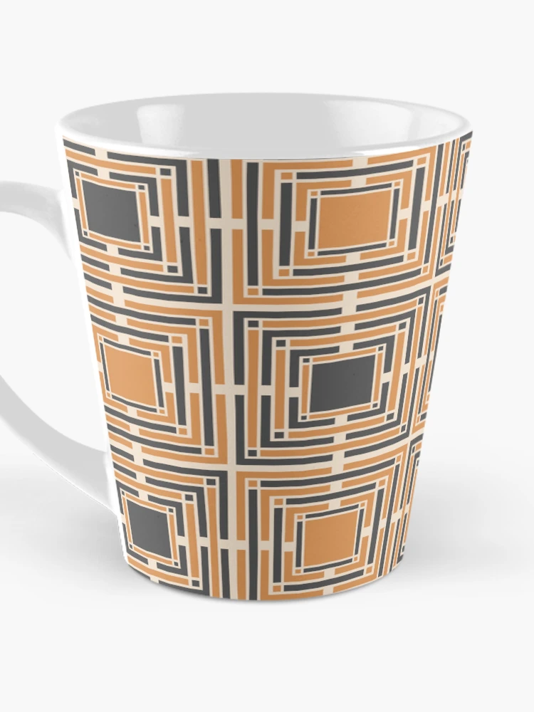 Thumbnail 3 of 4, Coffee Mug, Interlocking Dichotomy - Geometric pattern designed and sold by PatternDesign01.