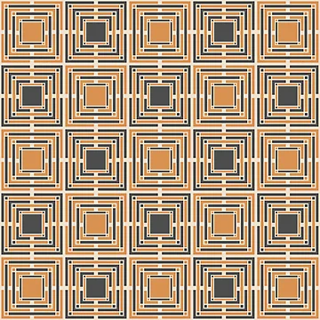 Artwork thumbnail, Interlocking Dichotomy - Geometric pattern by PatternDesign01