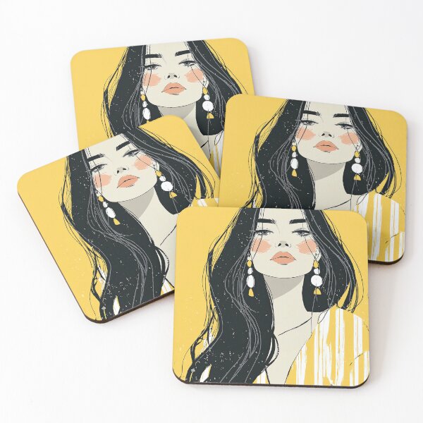 Item preview, Minimalist Beauty in Yellow designed and sold by Retro Type.