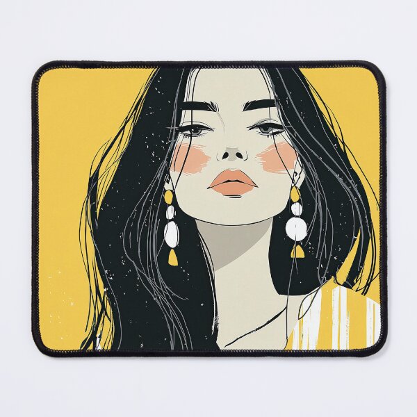 Item preview, Minimalist Beauty in Yellow designed and sold by Retro Type.