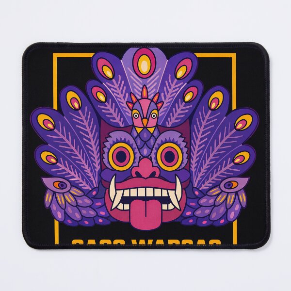 Item preview, Minimal Demon Mask Modern Art designed and sold by WOLFFOLINS.
