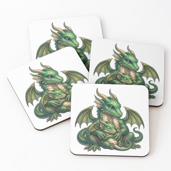 Item preview, Legendary Tenderness: Mother Dragon and her Baby. designed and sold by CHRIST5000.