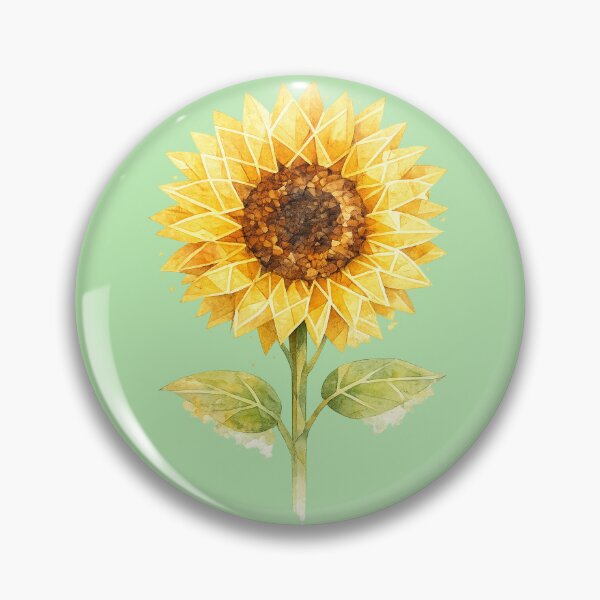 Item preview, Bright Sunflower Watercolor Art designed and sold by Midnight Garden.