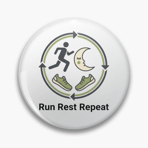 Item preview, Run Rest Repeat designed and sold by MaciejErdon.