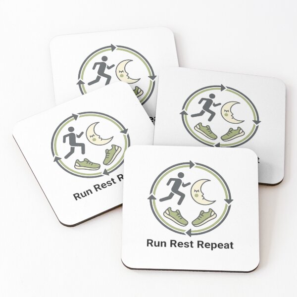 Item preview, Run Rest Repeat designed and sold by MaciejErdon.