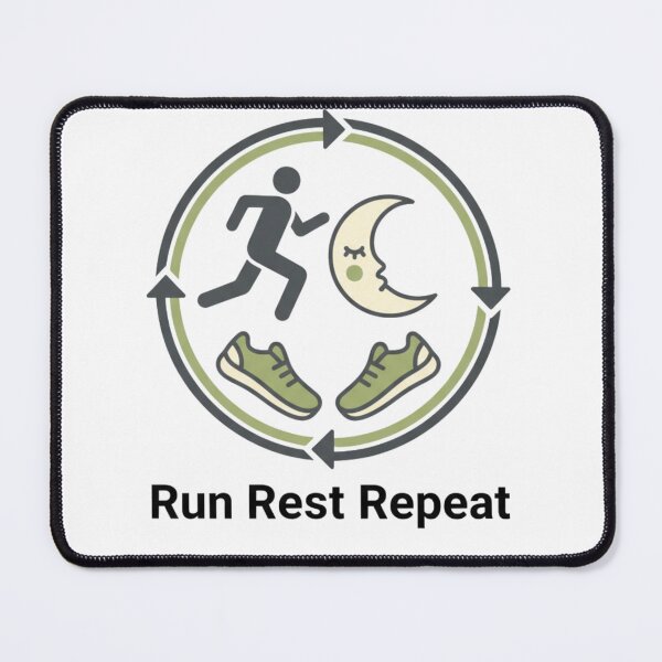 Item preview, Run Rest Repeat designed and sold by MaciejErdon.
