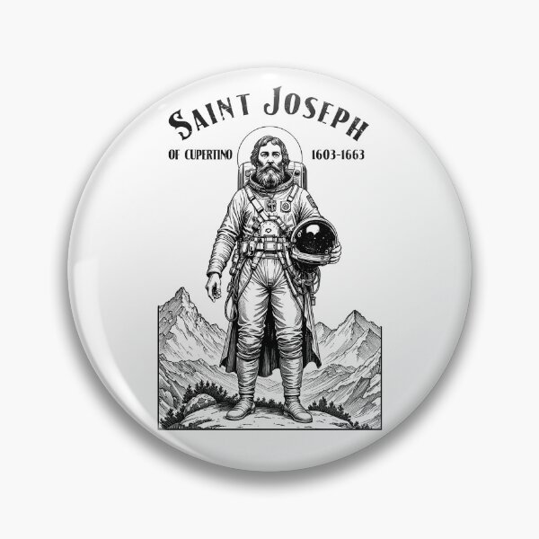 Item preview, Astronaut Patron Saint Joseph Of Cupertino Space designed and sold by GrandeDuc.