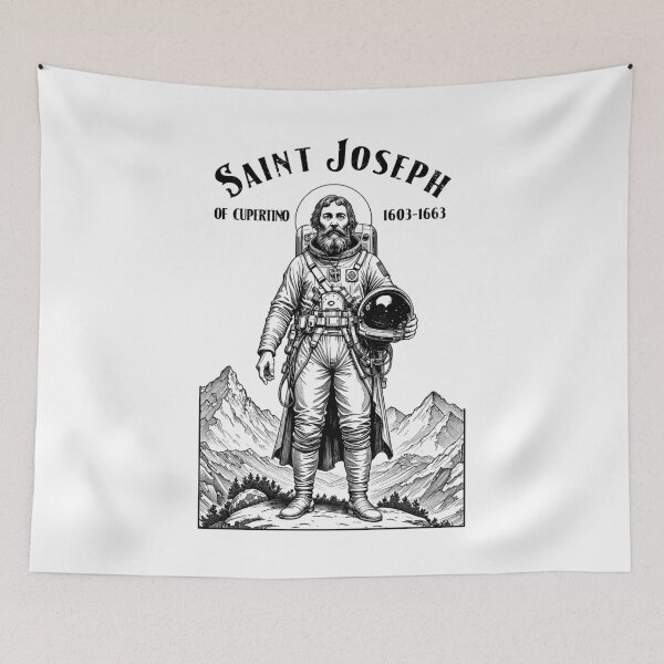 Item preview, Astronaut Patron Saint Joseph Of Cupertino Space designed and sold by GrandeDuc.