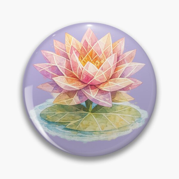 Item preview, Elegant Lotus Watercolor Painting designed and sold by Midnight Garden.
