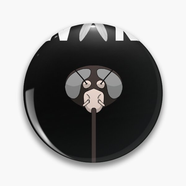 Item preview, Mos'Kitoh head with SWARM logo in white designed and sold by SWARM-mosquito.