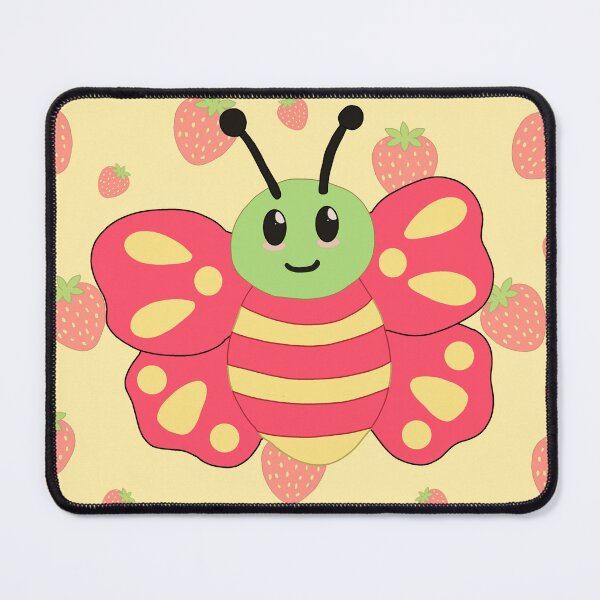 Item preview, Butter Bee Pink Strawberry designed and sold by DaniCosmicArt.