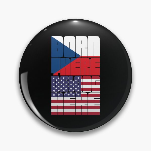 Item preview, Born Czechia Belong American designed and sold by FlagX.