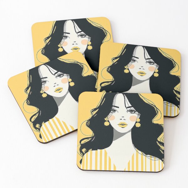 Item preview, Hand-Painted Yellow Hues designed and sold by Retro Type.