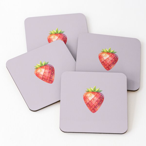 Item preview, Bright Strawberry Watercolor Art designed and sold by Midnight Garden.