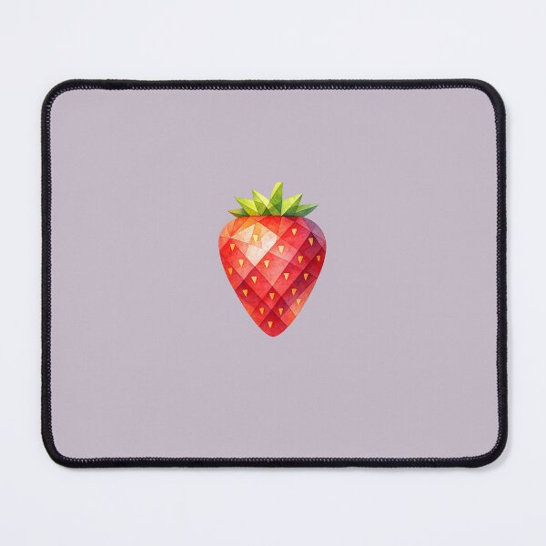 Item preview, Bright Strawberry Watercolor Art designed and sold by Midnight Garden.