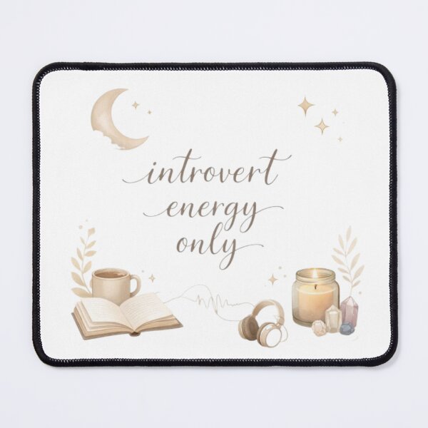 Item preview, Introvert Energy Only – Aesthetic Minimal Introvert Quote Design designed and sold by Sanika arts .