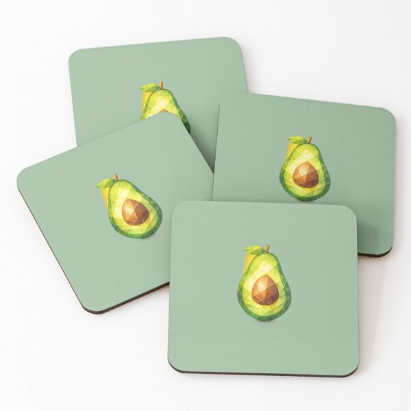 Item preview, Geometric Watercolor Avocado designed and sold by Midnight Garden.