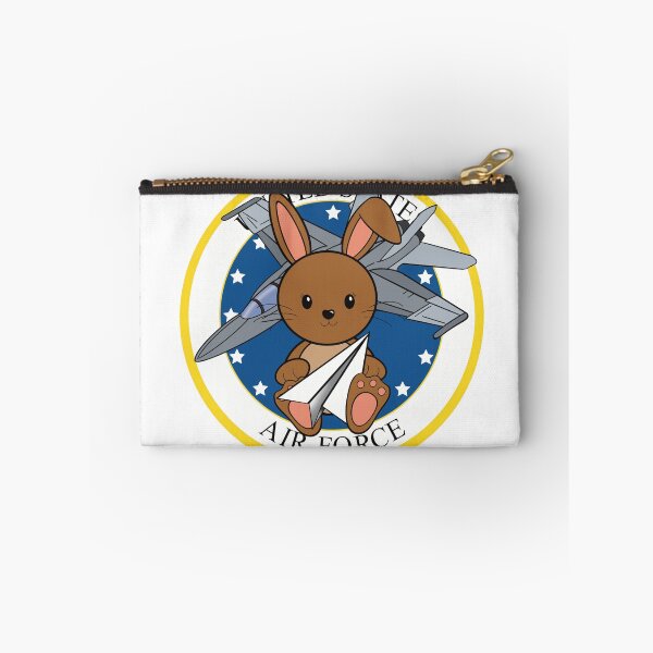Artikelvorschau, Cute Air Force Bunny Military Mascot entworfen und verkauft von Auntie M.