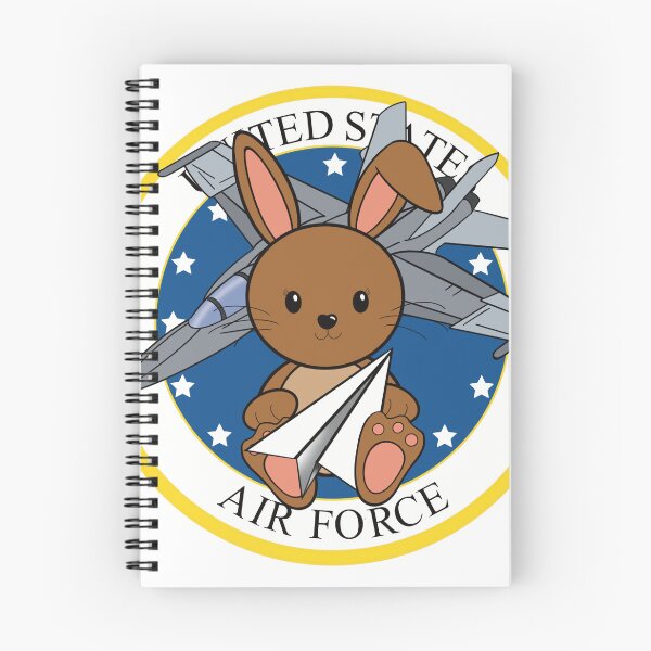 Aperçu de l'œuvre Cute Air Force Bunny Military Mascot créée et vendue par Auntie M.