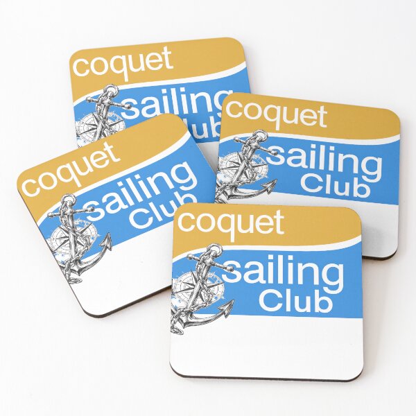 Item preview, Coquet Shorebase Logo with anchor designed and sold by Coquet-Sailing.