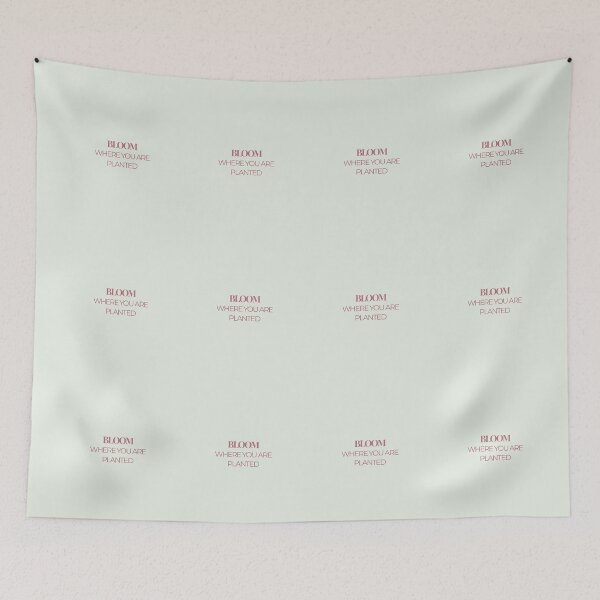 Item preview, Bloom Where You Are Planted – Minimal Inspirational Quote designed and sold by J-Nature-Vibes.
