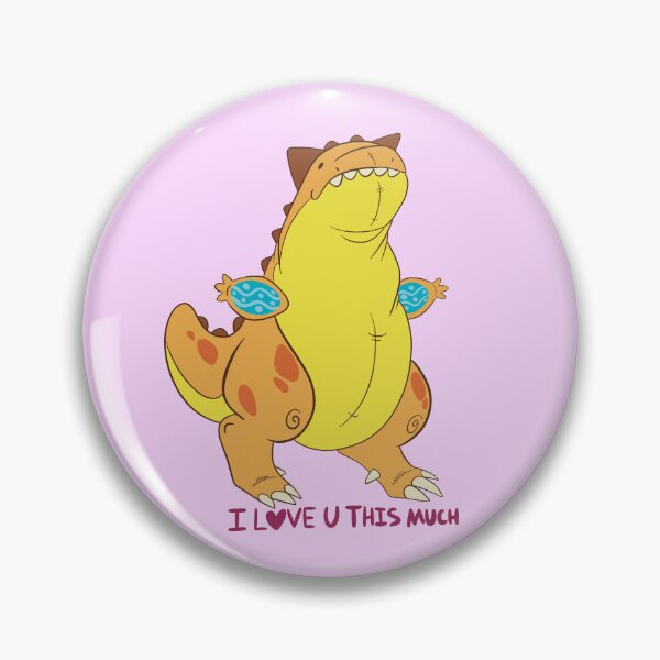 Item preview, I love u this much, Carnotaurus designed and sold by ChaosInAB0x.