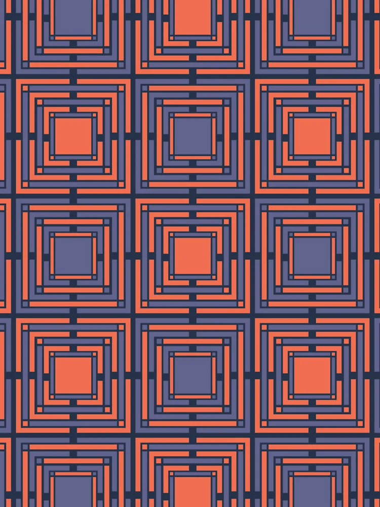 Thumbnail 4 of 4, iPhone Case, Interlocking Dichotomy - Geometric pattern designed and sold by PatternDesign01.