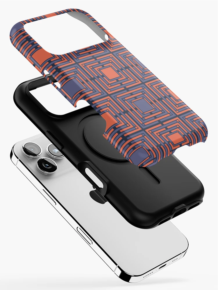 Thumbnail 2 of 4, iPhone Case, Interlocking Dichotomy - Geometric pattern designed and sold by PatternDesign01.