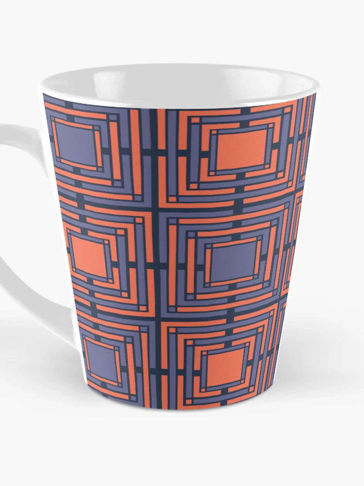 Thumbnail 3 of 4, Coffee Mug, Interlocking Dichotomy - Geometric pattern designed and sold by PatternDesign01.