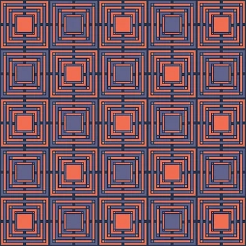 Artwork thumbnail, Interlocking Dichotomy - Geometric pattern by PatternDesign01
