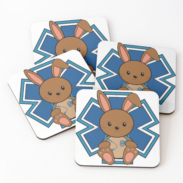 Item preview, Cute EMT Bunny Medical Mascot designed and sold by Auntie M.