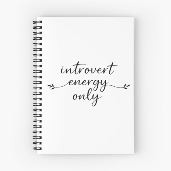 Item preview, Introvert Energy Only – Minimal Aesthetic Introvert Quote Design designed and sold by Sanika arts .