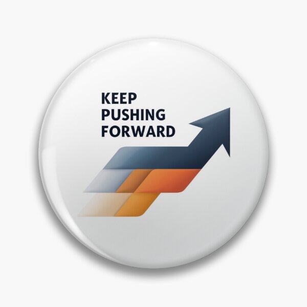 Item preview, Keep Pushing Forward Dynamic Arrow Growth Illustration designed and sold by Posiheal26.