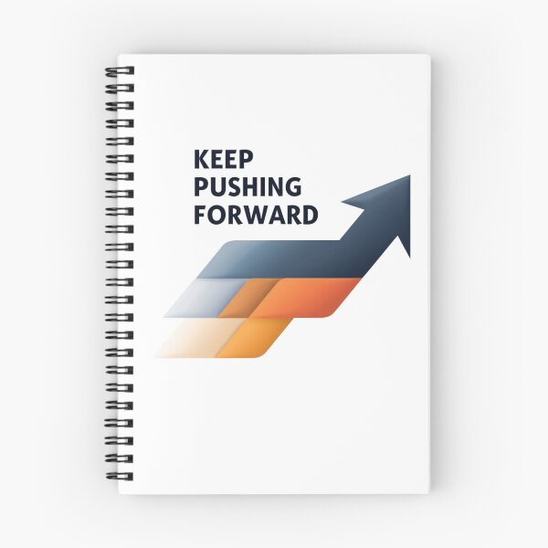 Item preview, Keep Pushing Forward Dynamic Arrow Growth Illustration designed and sold by Posiheal26.