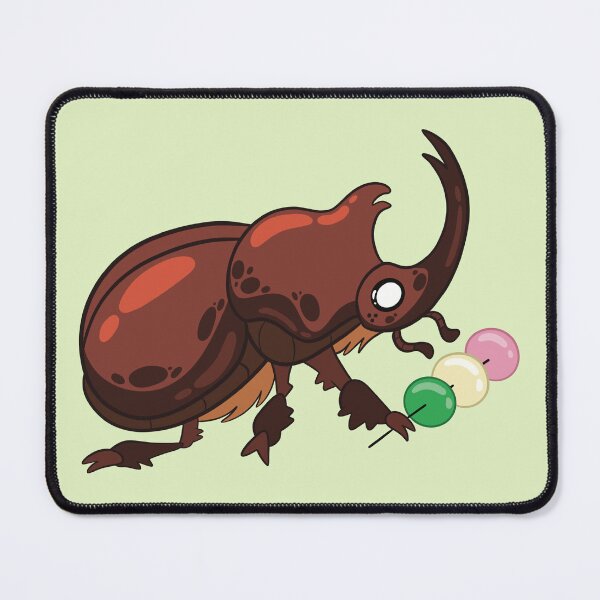 Item preview, Japanese Rhinoceros Beetle holding Dango designed and sold by ChaosInAB0x.