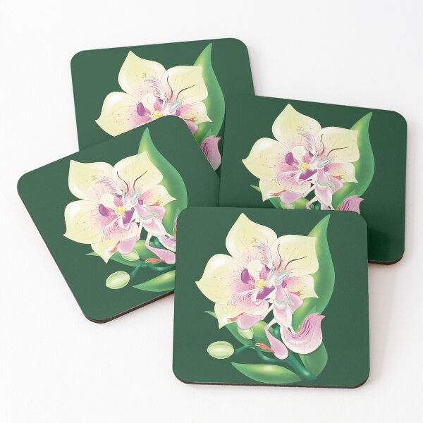Item preview, Orchid Mantis climbing an orchid designed and sold by ChaosInAB0x.