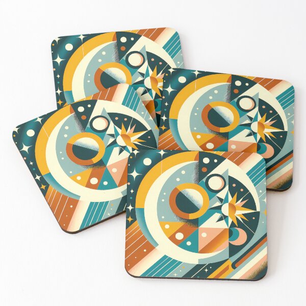 Item preview, Geometric Moon and Star Orbit designed and sold by InkSmithery.