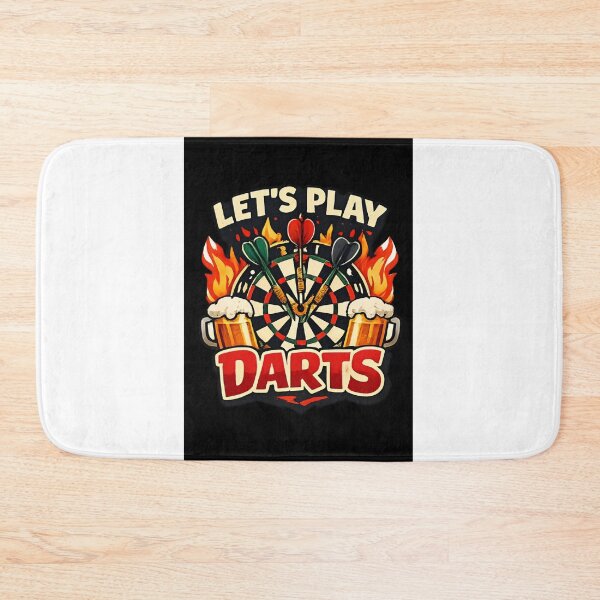 Item preview, Let's Play Darts – Funny Dart Player Design designed and sold by Tropivaro.