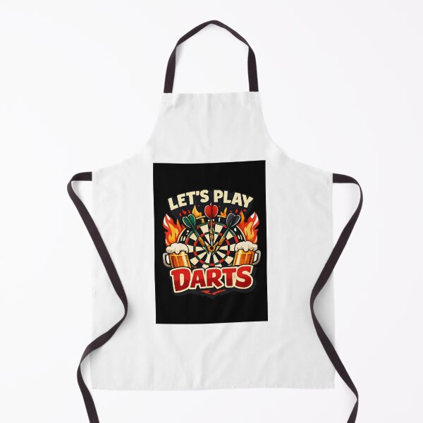Item preview, Let's Play Darts – Funny Dart Player Design designed and sold by Tropivaro.