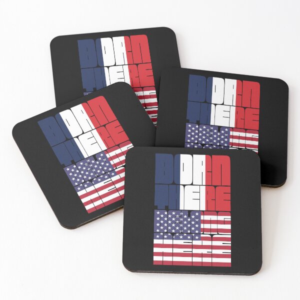 Item preview, Born France Belong American designed and sold by FlagX.