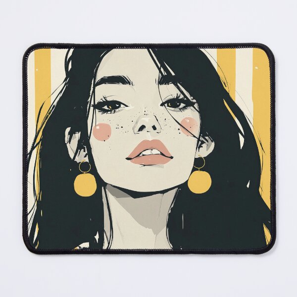 Item preview, Simply Striped Portraiture designed and sold by Retro Type.