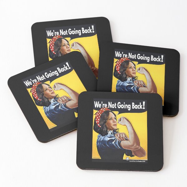Item preview, Kamala Harris for President 2024: We're Not Going Back Rosie the Riveter Style  designed and sold by Zouhairm.