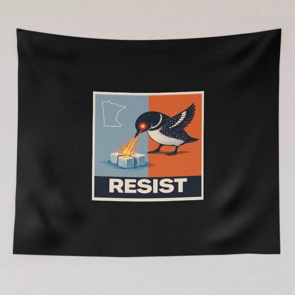 Item preview, Minneapolis ICE Protest RESIST  designed and sold by ellarobinsonnn.