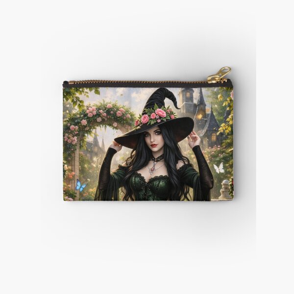 Item preview, Miranda the Witch, Enchanted Garden Witch – Romantic Gothic Floral Fantasy Witch Aesthetic designed and sold by MrsMimpi.