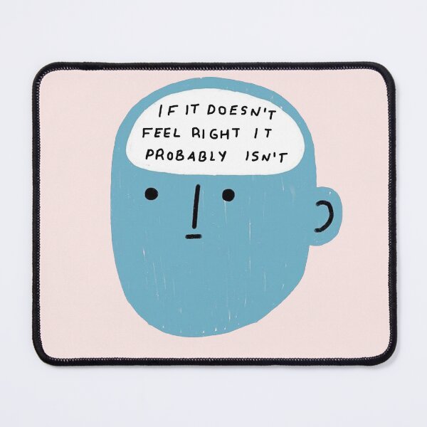 Item preview, Trust Your Intuition - Cute Minimalist Brain Quote designed and sold by JF-ArtPrints.