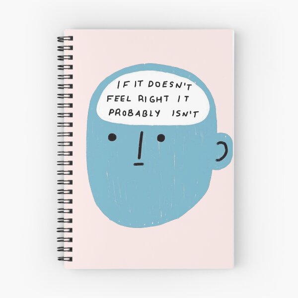Item preview, Trust Your Intuition - Cute Minimalist Brain Quote designed and sold by JF-ArtPrints.
