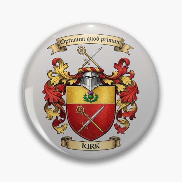 Item preview, The Kirk Family Coat of Arms designed and sold by BagTown Clans.