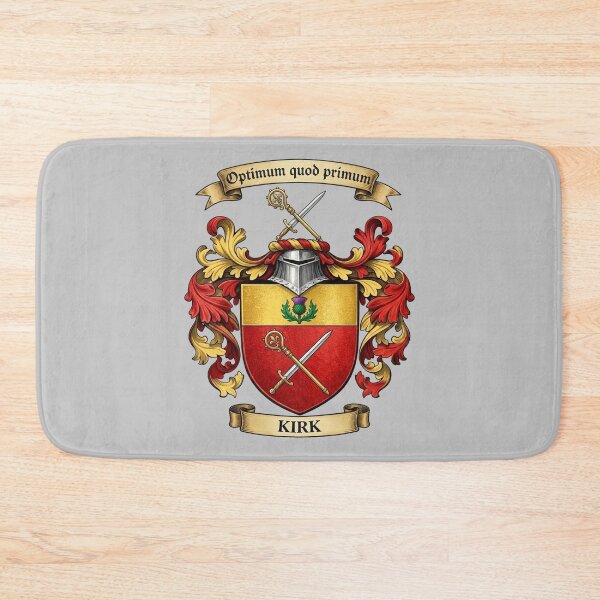 Item preview, The Kirk Family Coat of Arms designed and sold by BagTown Clans.