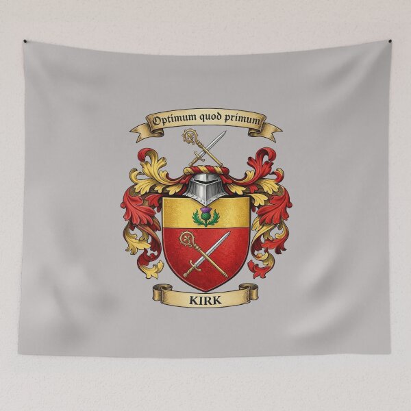 Item preview, The Kirk Family Coat of Arms designed and sold by BagTown Clans.